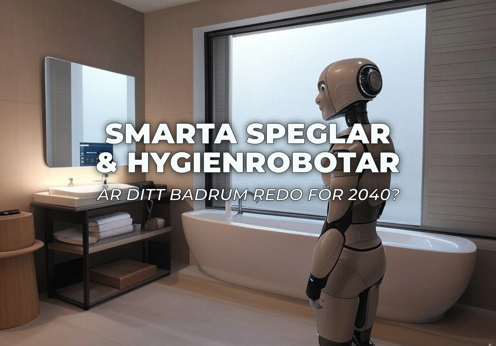 Smarta speglar och hygienrobotar - är ditt badrum redo?
