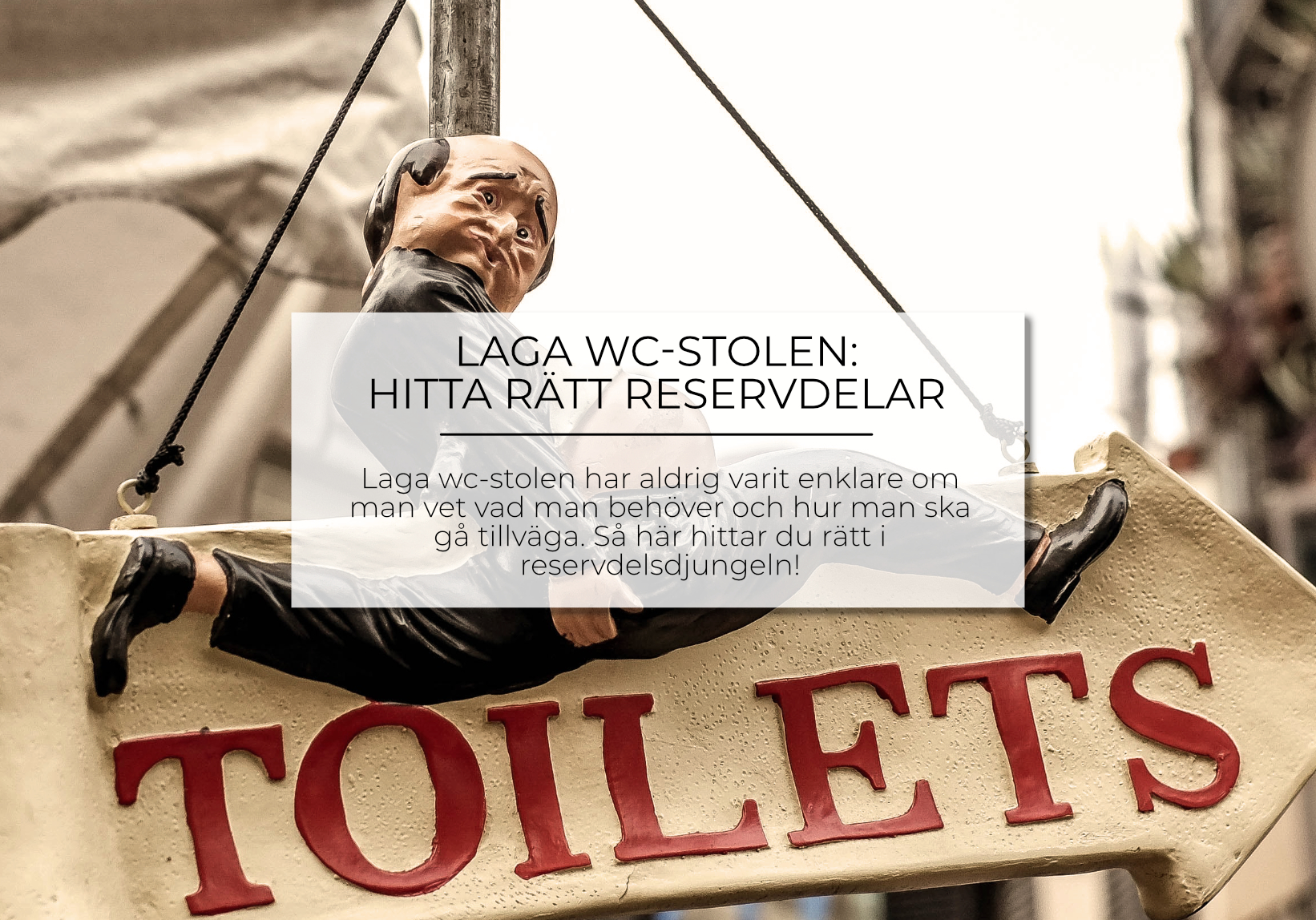 Laga WC-stolen: Hitta rätt reservdelar
