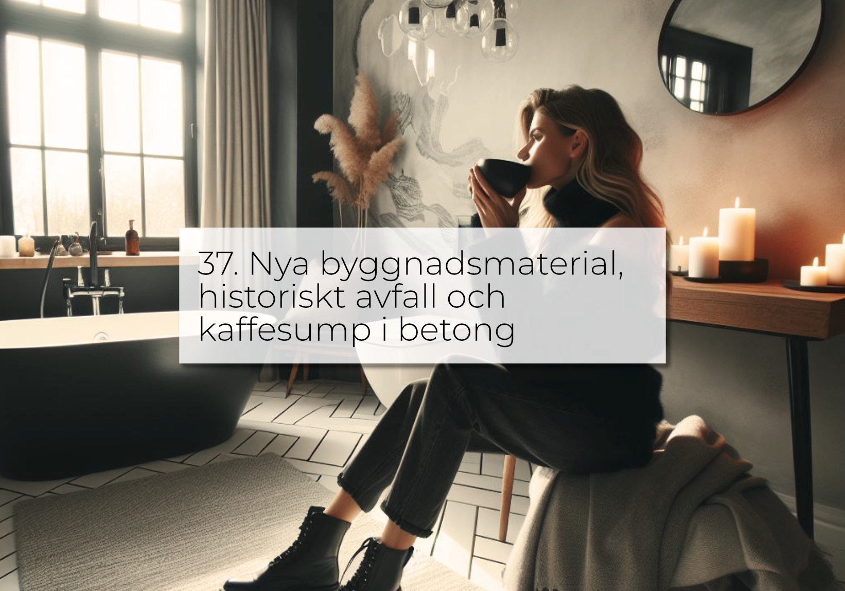 37. Nya byggnadsmaterial, historiskt avfall och tillbakablick på 2023