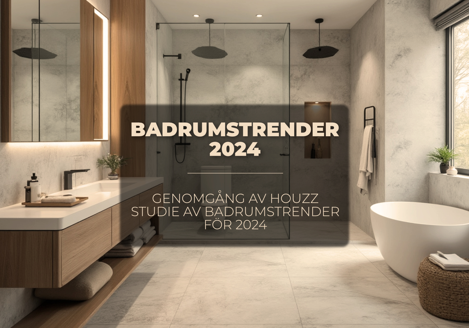 Badrumstrender 2024 - En Studie av Houzz